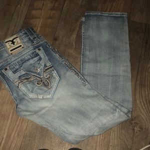 Men’s Rock revival Jeans NWOT